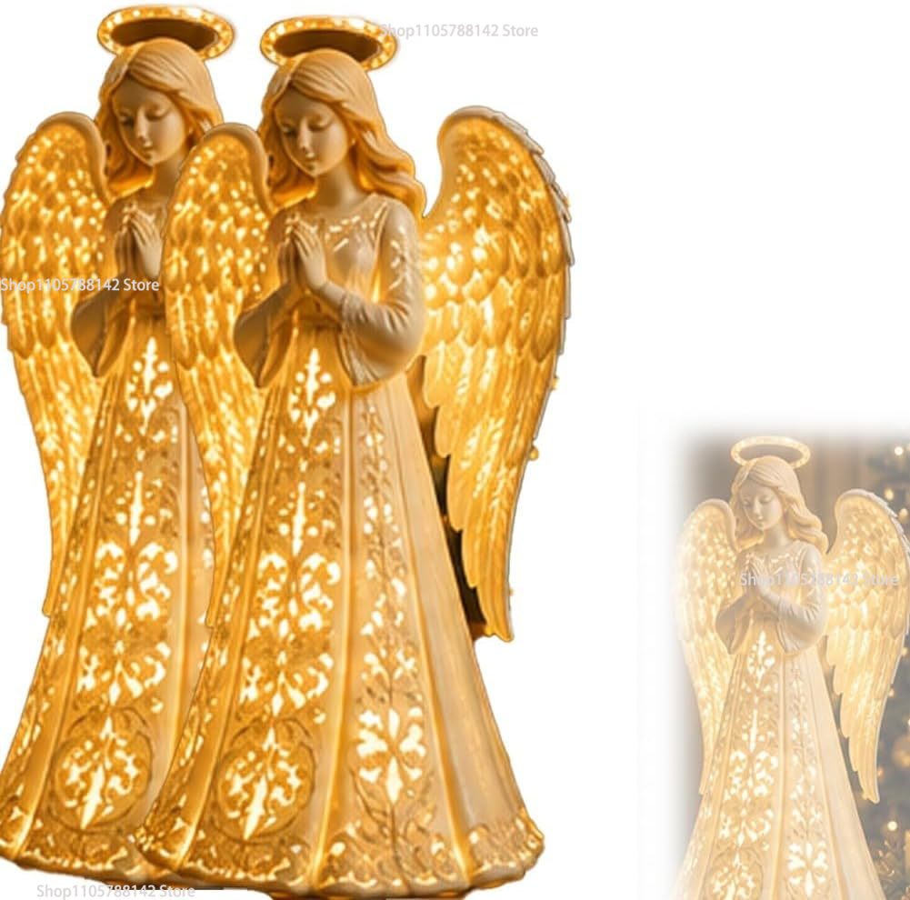 Christmas Angel Blessing Wall  - Lighting Christmas Decor ulasan dan harga