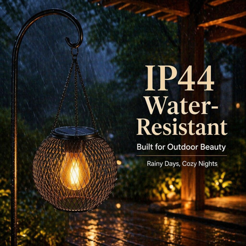 Solar Powered LED Hanging Floo - Lighting Decoration Ideas ulasan dan harga