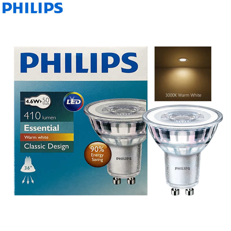 Philips LED GU10 PAR16 Essenti - Philips Bulb Led Classic ulasan dan harga