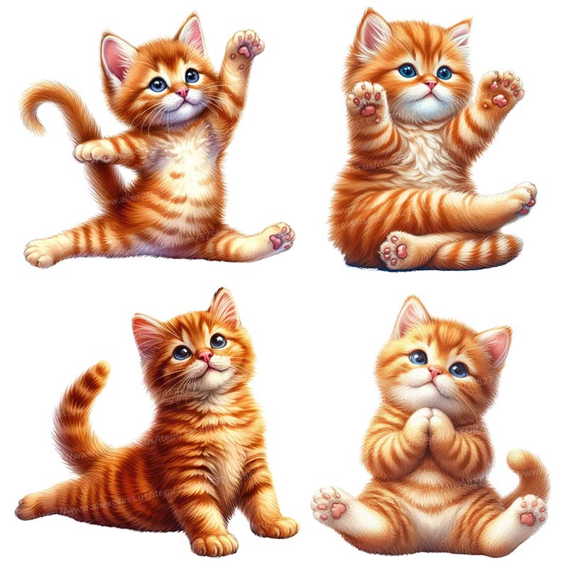 Yoga Cat  Wall Sticker Removab - Lighting Mcqueen Bedroom Decor ulasan dan harga