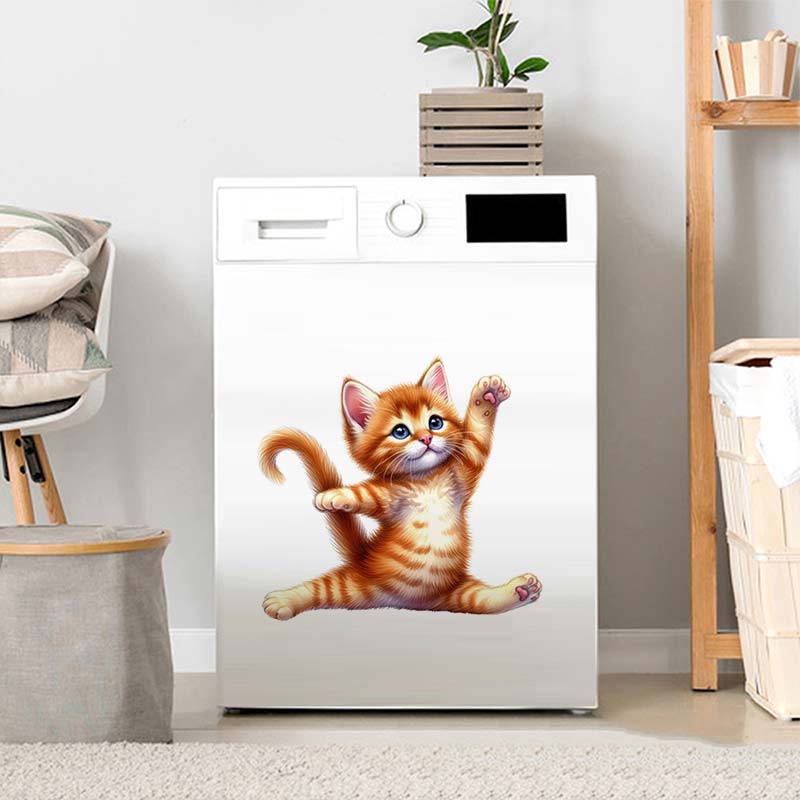 Yoga Cat  Wall Sticker Removab - Lighting Mcqueen Bedroom Decor ulasan dan harga