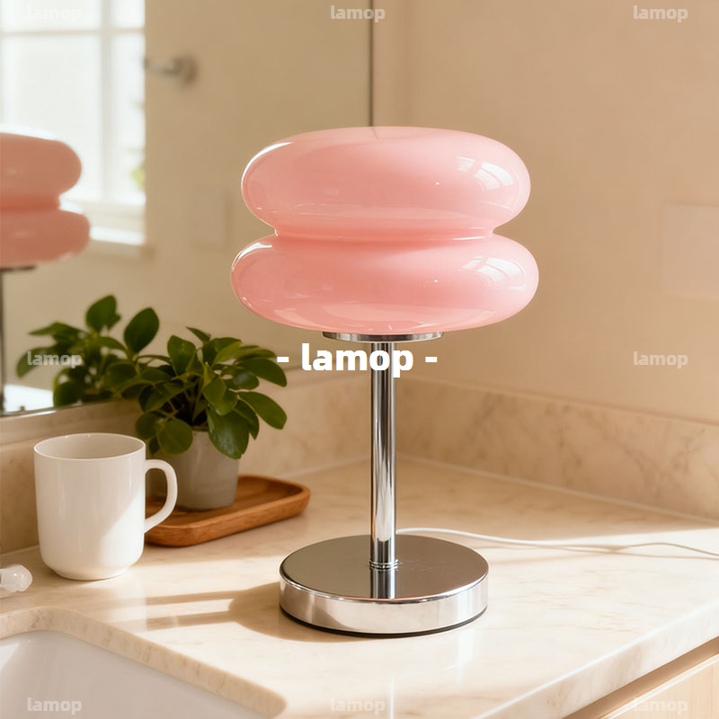 Cream Retro Bedside Table Lamp - Decor Lighting Lamps ulasan dan harga