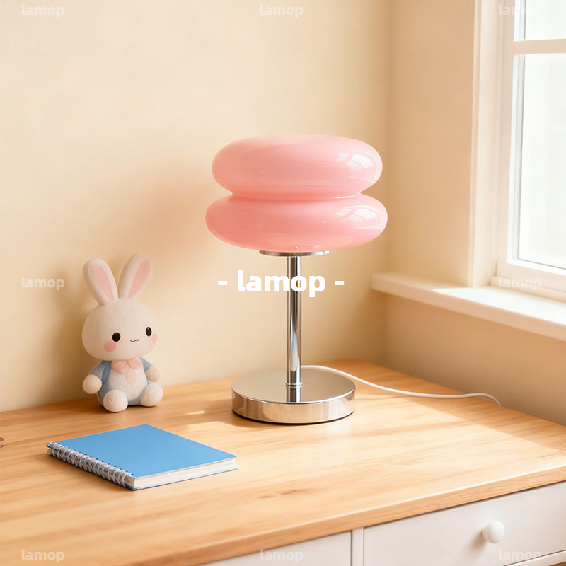 Cream Retro Bedside Table Lamp - Decor Lighting Lamps ulasan dan harga