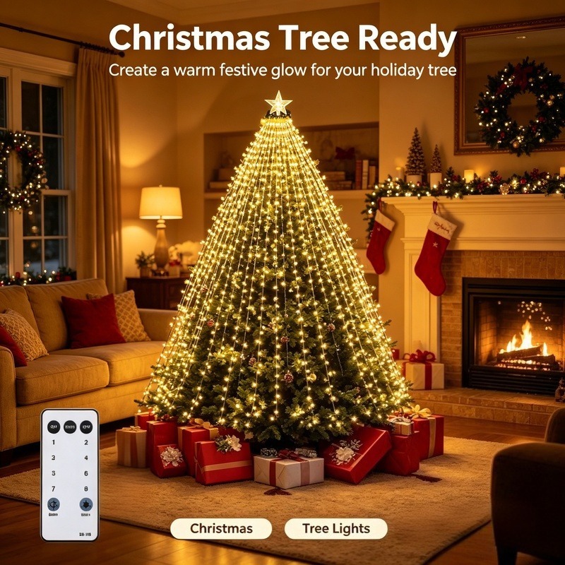 USB LED Fairy String Lights, W - Lighting Christmas Decor ulasan dan harga