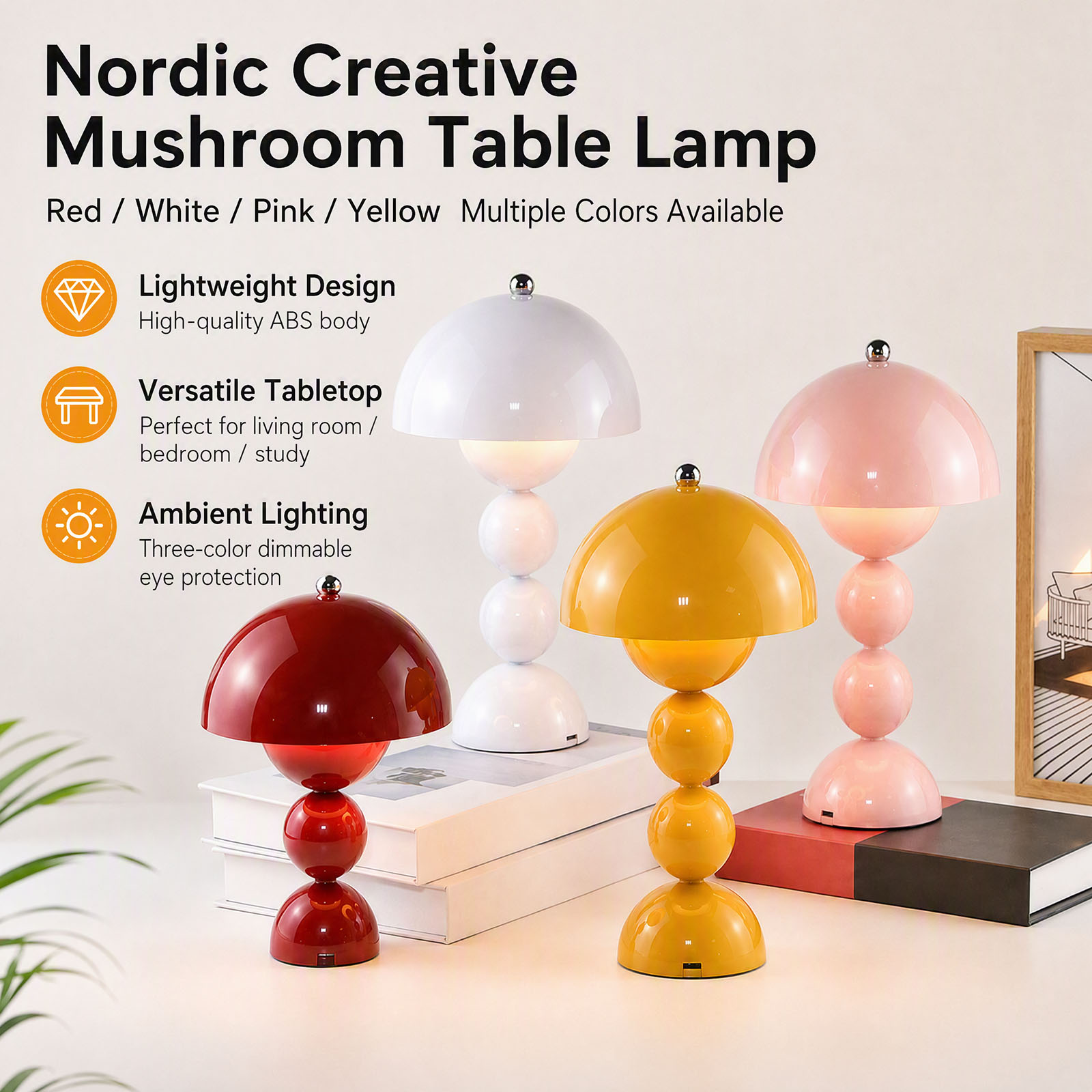Mushroom Flower Bud Table Lamp - Decor Lighting Lamps ulasan dan harga
