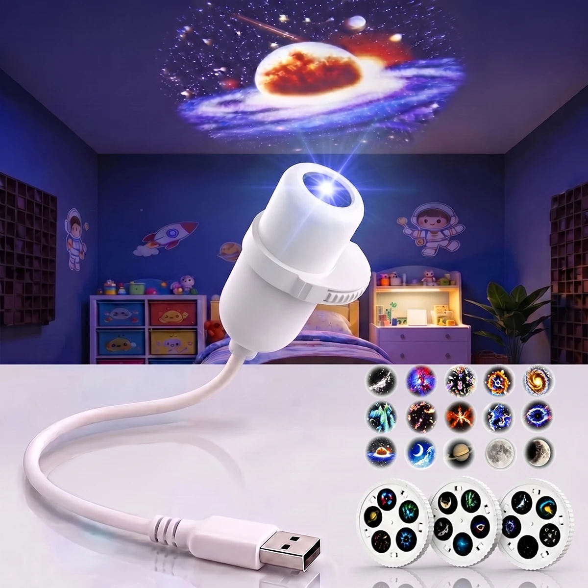 15 Patterns Starry Sky Project - Lighting Mcqueen Bedroom Decor ulasan dan harga