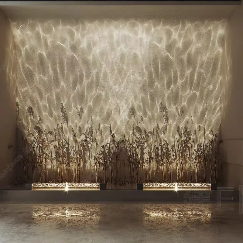 Smart 3D Wall Wash Flame Proje - Lighting Decor Bedroom ulasan dan harga