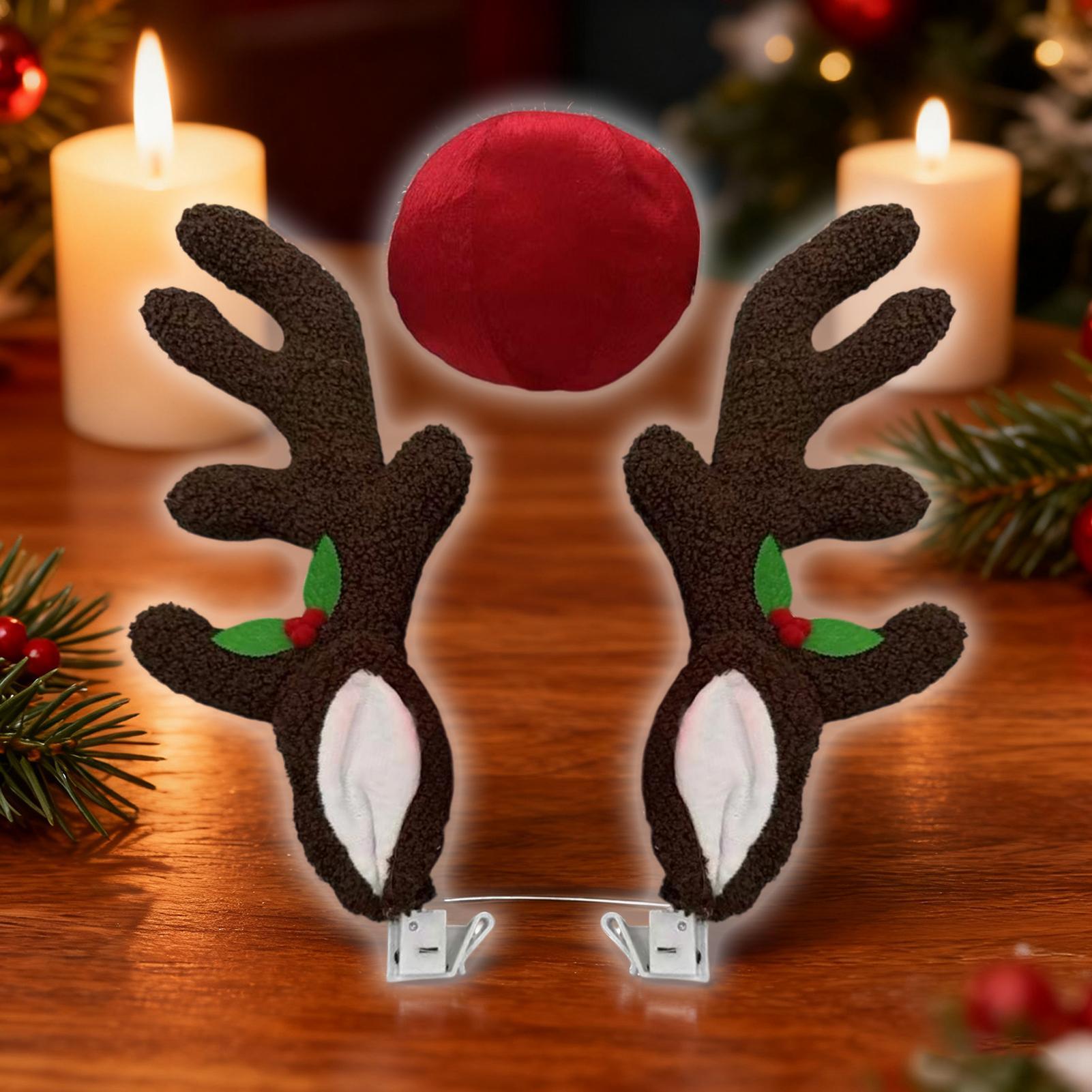 Car Reindeer Antlers Light Up  - Up Lighting Decor ulasan dan harga