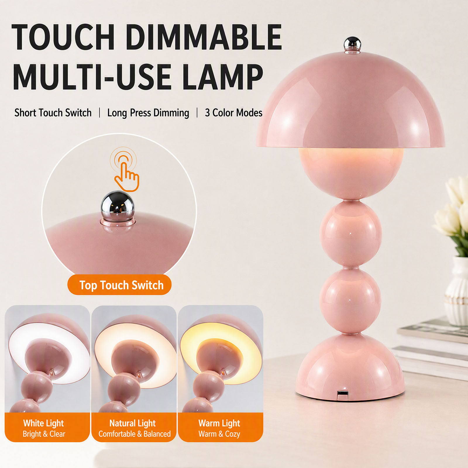 Vintage Mushroom Table Lamp US - Decor Lighting Lamps ulasan dan harga