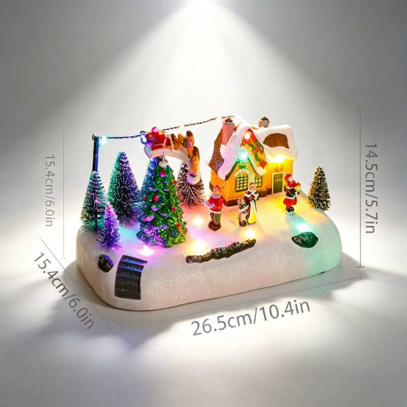 Musical Christmas Train Decor, - Up Lighting Decor ulasan dan harga