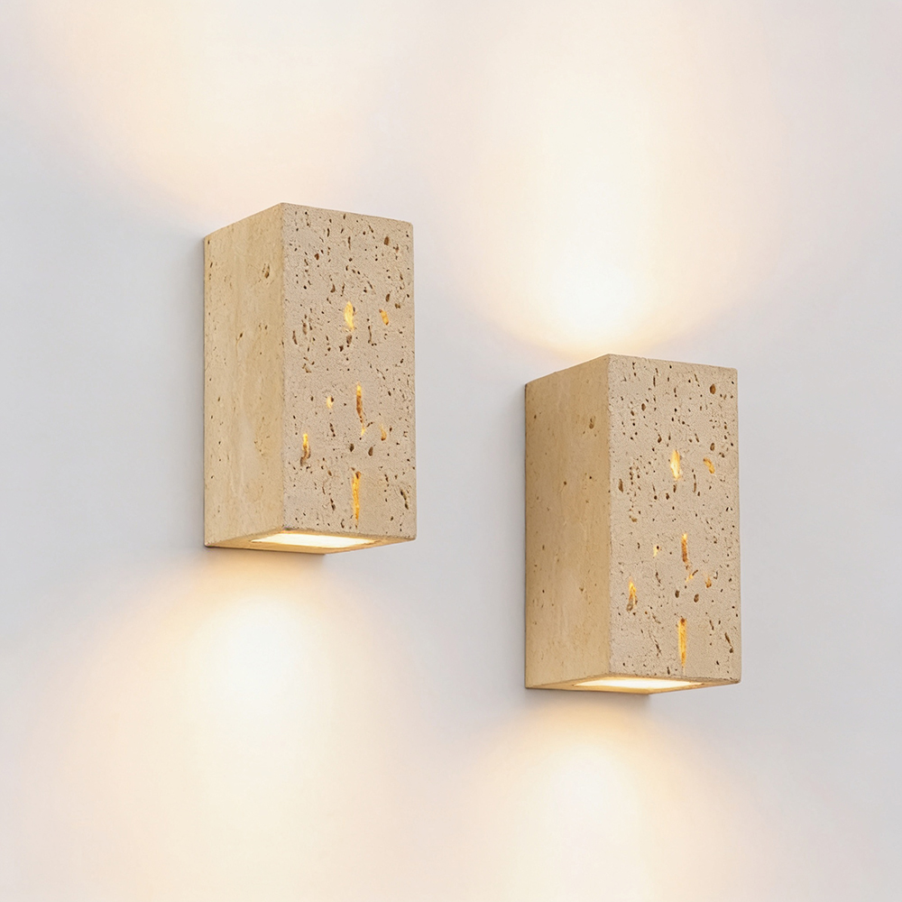 Yellow Cave Stone Wall Lamp Ou - Decor Lighting Cy ulasan dan harga