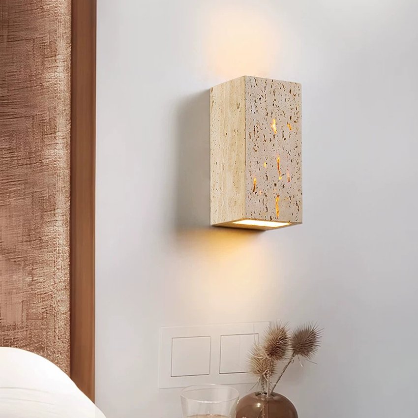Yellow Cave Stone Wall Lamp Ou - Decor Lighting Cy ulasan dan harga