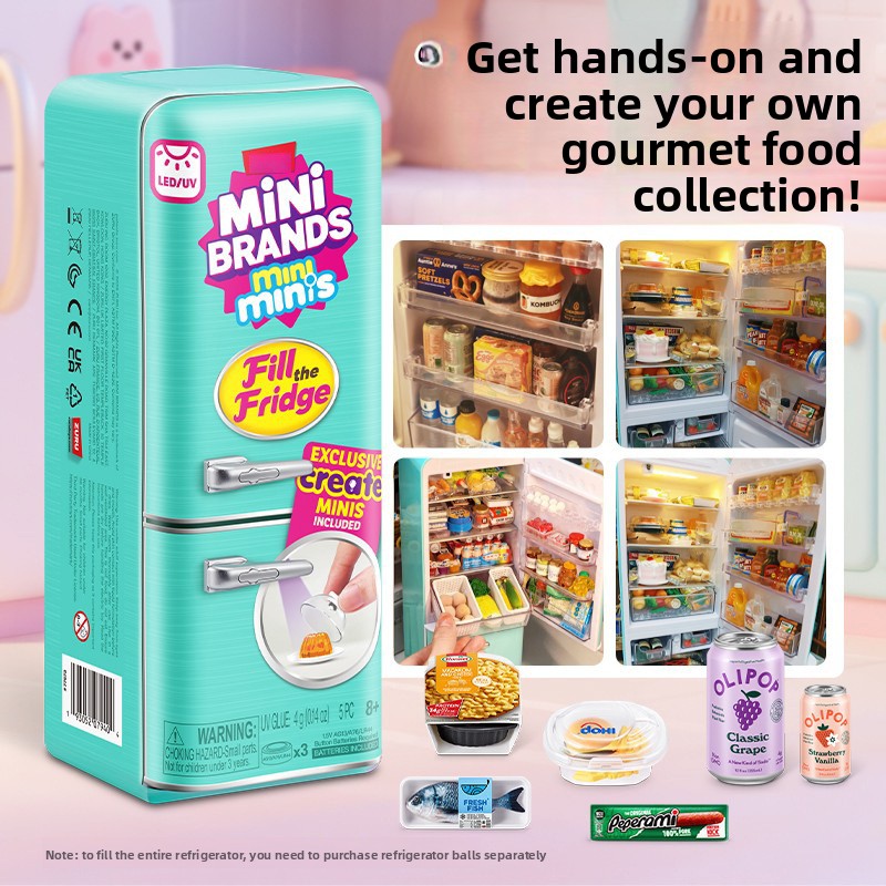 Led Light Up Mini Refrigerator - Up Lighting Decor ulasan dan harga