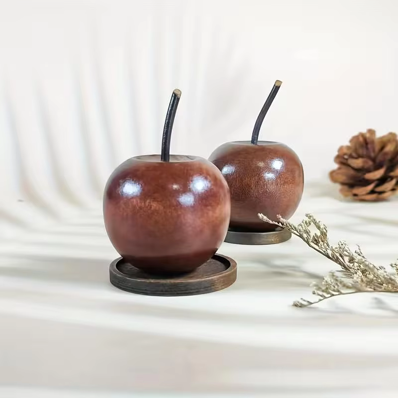 Apple Wooden Diffuser Natural  - Lighting Mcqueen Bedroom Decor ulasan dan harga