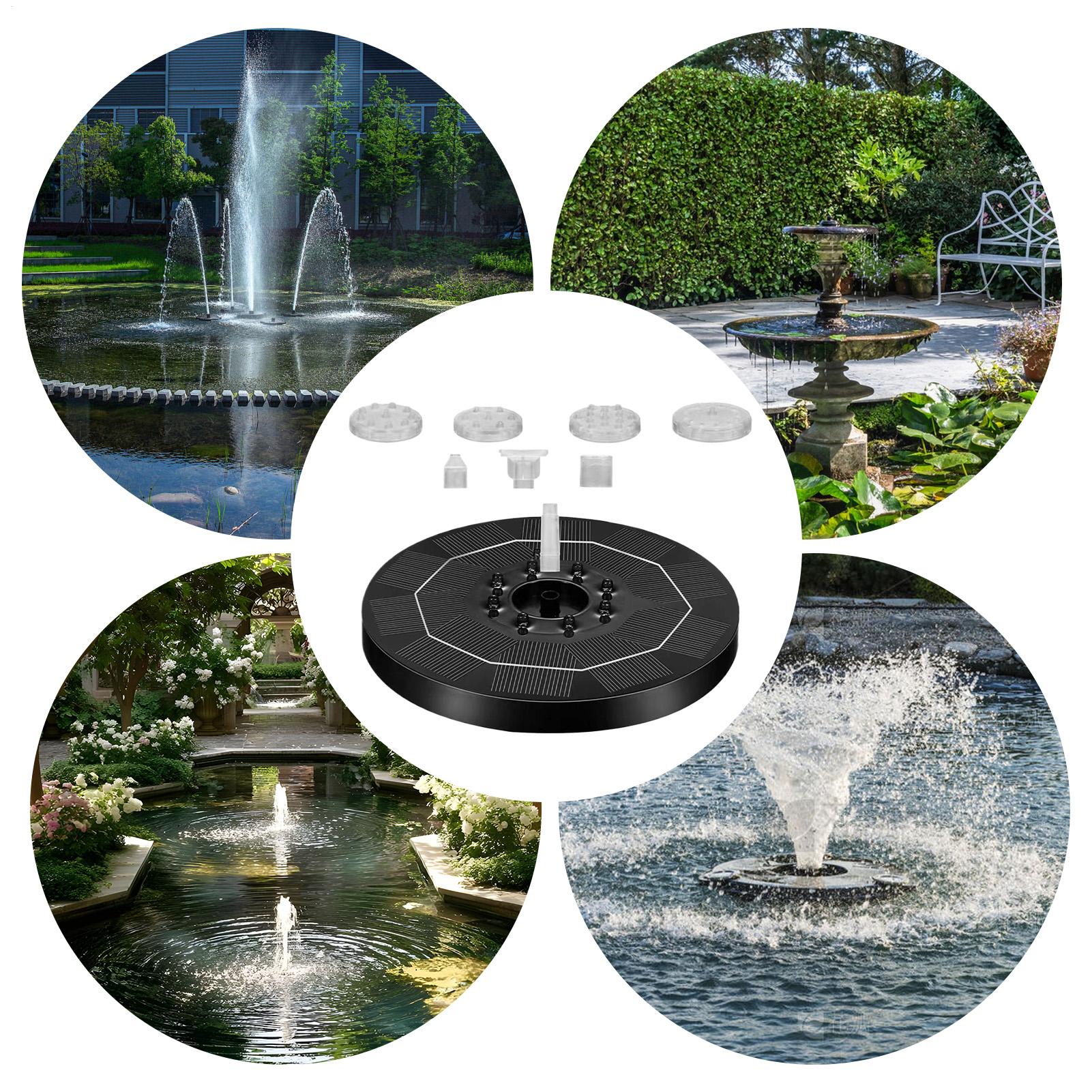 Fountain Pump Solar Adjustable - Up Lighting Decor ulasan dan harga