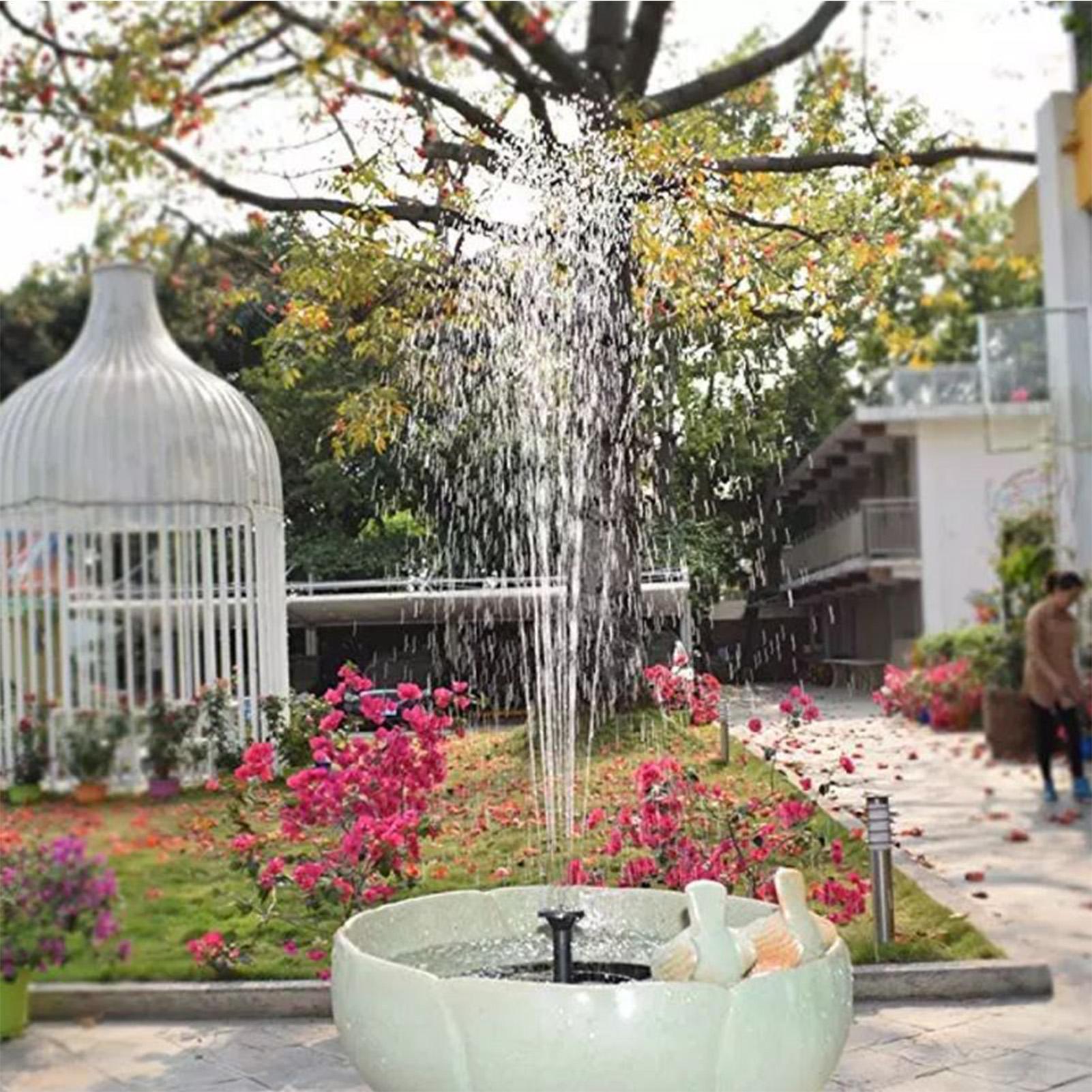 Fountain Pump Solar Adjustable - Up Lighting Decor ulasan dan harga