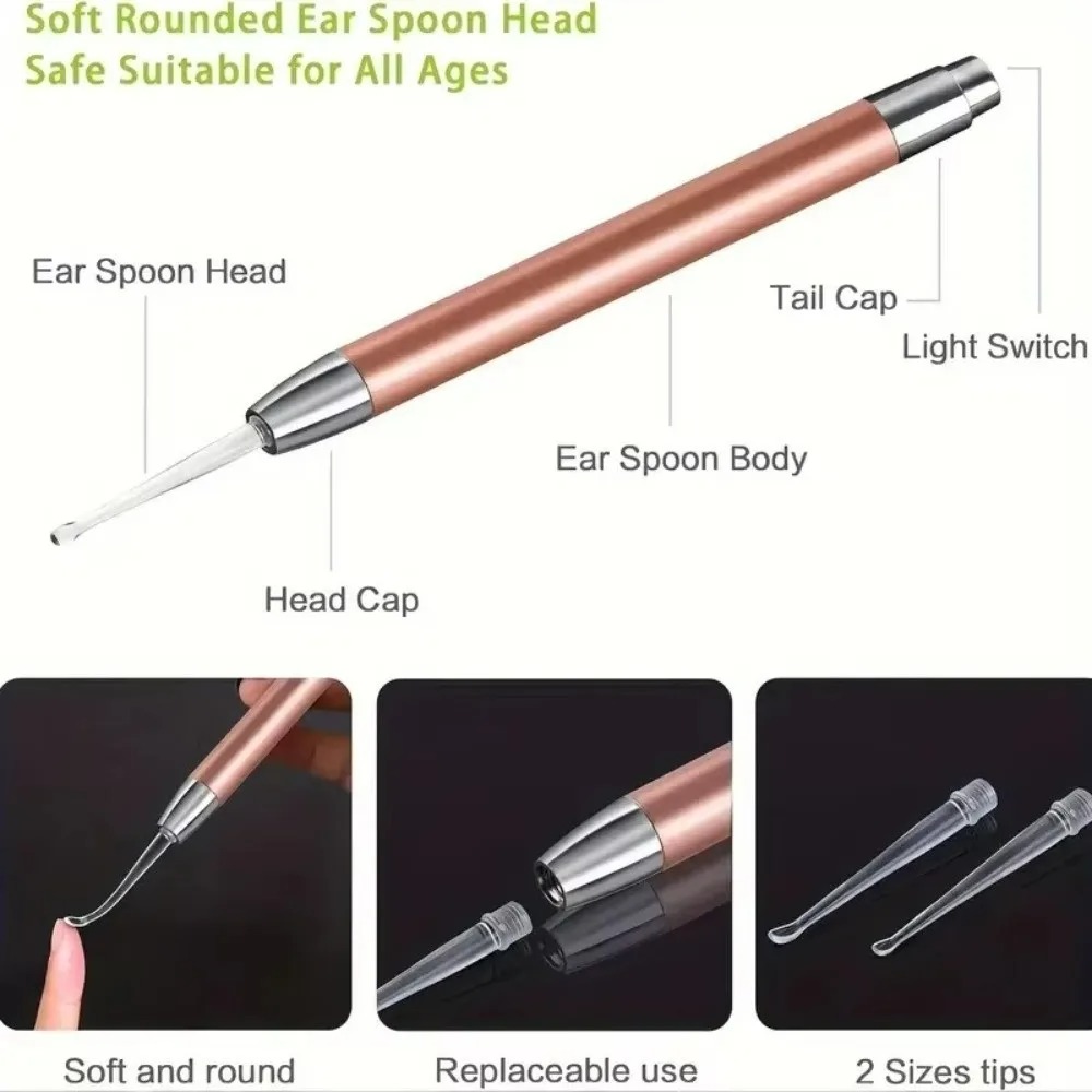 Stainless Steel Luminous Ear S - Lighting Visual ulasan dan harga