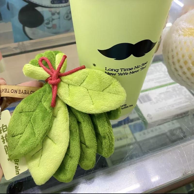 1Pcs Pomelo Leaf Plush Pendant - Lighting Mcqueen Bedroom Decor ulasan dan harga