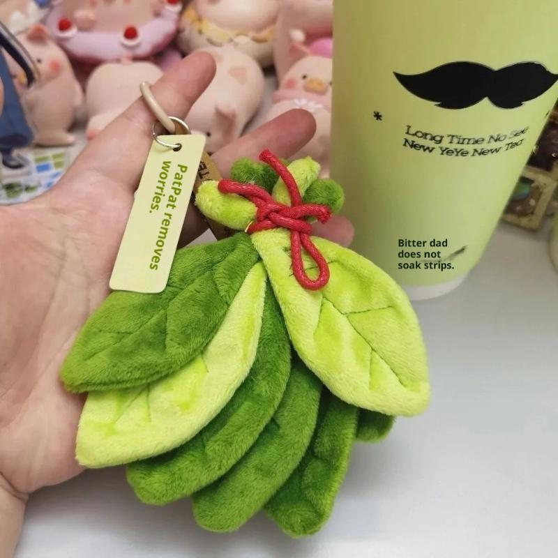 1Pcs Pomelo Leaf Plush Pendant - Lighting Mcqueen Bedroom Decor ulasan dan harga