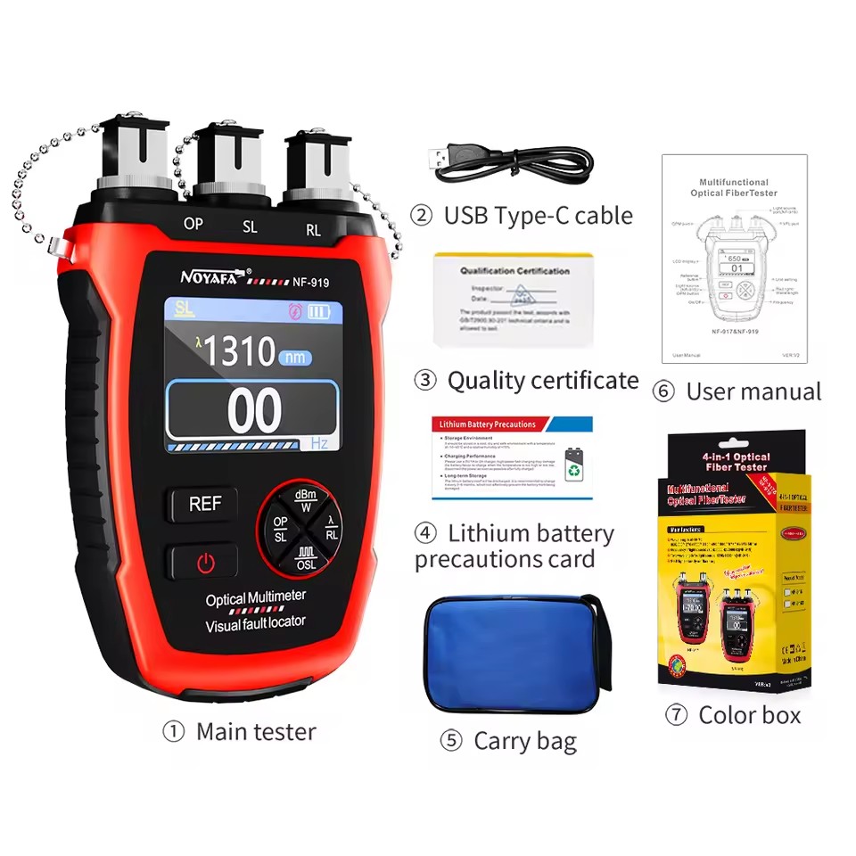 Noyafa NF-919 Optical Power Me - Lighting Visual ulasan dan harga